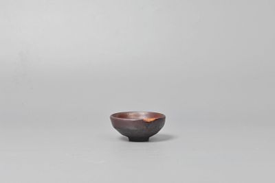 Bowl,Jian ware. 宋, 紫金釉建窯 Dimensions: 8.8 x 4 cm