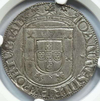AU55 D. Jo&atilde;o III Tost&atilde;o 1521/1557 Prata. D. Jo&atilde;o III Tost&atilde;o 1521/1557 Prata AU55