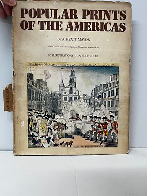 POPULAR PRINTS OF THE AMERICAS 
הספר הוא מהדורה ראשונה משנת 1973, מכיל 195 איורים מתוכם 47 בצבע 
