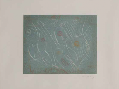 Mark Tobey - Lot 2 : Lot Name * Mark Tobey (Centerville 1890 – Basilea 1976) paean – 1975 