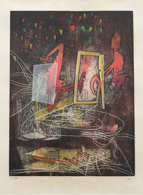 Roberto Matta - Lot 7 : Roberto Matta (Santiago de Chile 1911 – Civitavecchia 2002) une saison en 