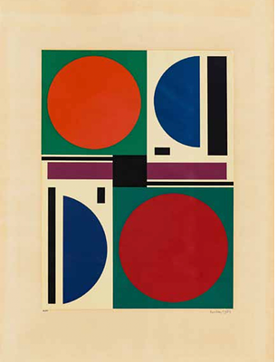 August Herbin - Lot 11 : August Herbin (Qui&eacute;vy 1882 – Paris 1960) Et&eacute; – 1959, editions 36/150 and 