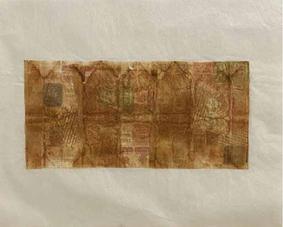 Patricia Alvarez - Lot 25: Patricia Alvarez (Aguascalientes 1956) tea bags on paper, paper – 32 &times; 