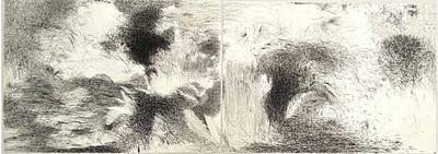 Anibal Delgado - Lot 39: An&iacute;bal Delgado (Guadalajara 1949) La Yeti (diptych) – 1988, ink on 