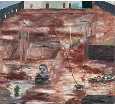 Roberto Turnbull - Lot 45: Roberto Turnbull (Mexico City 1959) La aldea – 1992, oil on canvas, 180 
