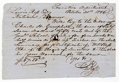 Cherokee Chief John Ross Writes & Signs Document. Ross John 1790 - 1866 Cherokee Chief John Ross 