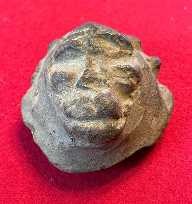 Pre-columbian Aztec Carved Stone Monkey Head / Face. Pre-columbian Aztec Stone Monkey, possibly 