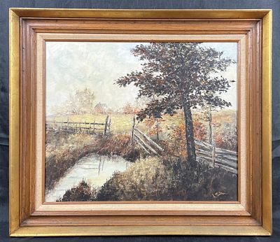 American Landscape Oil Painting by Ledyard Towle. Landscape Oil Painting by American Artist