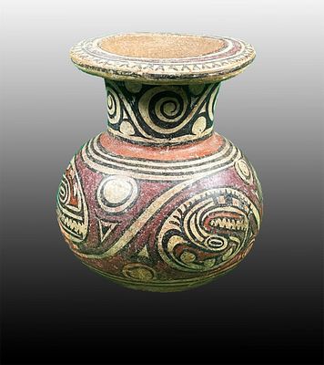 Museum Grade Prehistoric Pottery Vessel / Jar, Ancient. Rare Ancient Pueblo (Anasazi) Museum