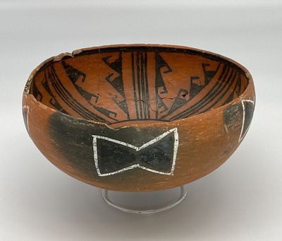 Ancestral Puebloan, Anaszi, St. Johns Polychrome Bowl. Native American, Ancestral Puebloan /