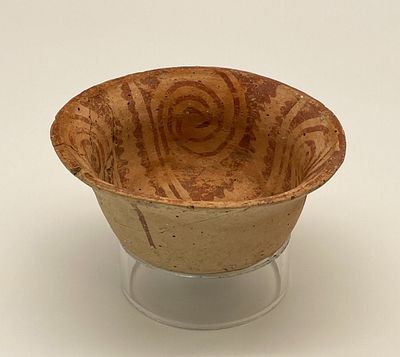 Native American Hohokam Polychrome Pottery Bowl. Prehistoric Native American Hohokam Polychrome