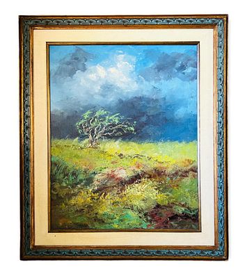 Landscape Oil Painting by Segundo Huertas. Landscape Oil Painting by well-listed Argentine