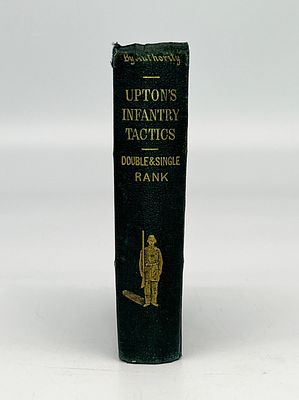 Antique Book, Upton's Infantry Tactics, Double & Single Rank, 1868 (Military Manual). Antique