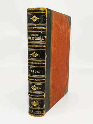 Antique Leather Book - The Art Journal for 1876. Antique Book The Art Journal for 1876 | New