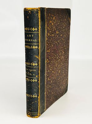 Antique Leather Book - The Art Journal for 1858. Antique Book The Art-Journal for 1858 | New