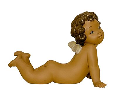 Vintage Lladro Winged Tenderness Porcelain Figurine | Approx. Size: 4.75 X 6.75. Sculptor: Jose 