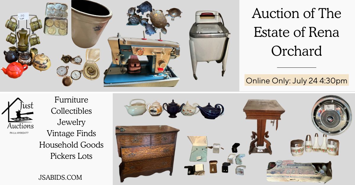 Just Sold Auctions | The Estate of Rena Orchard-Online Auction