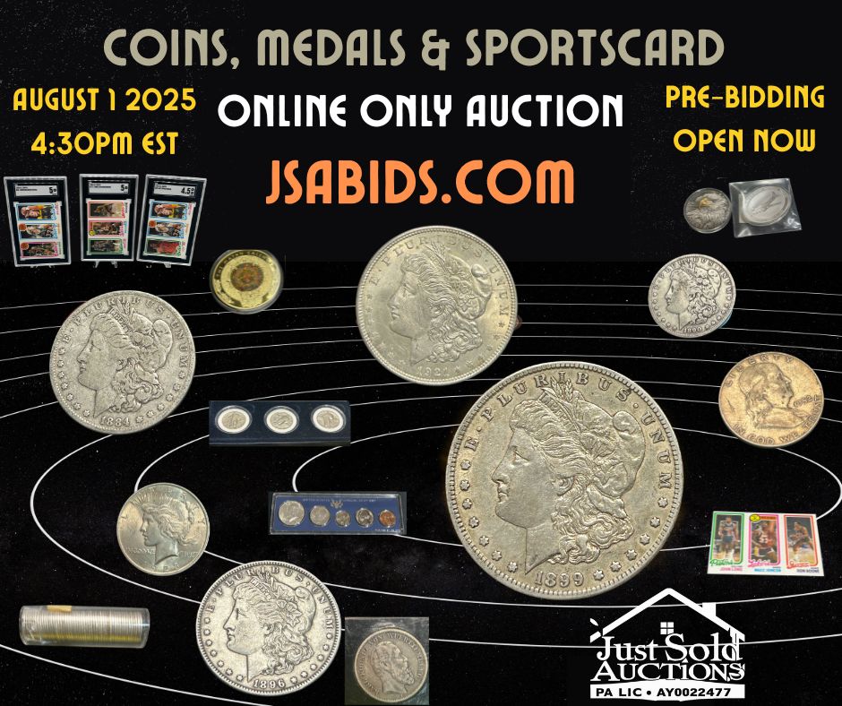 Just Sold Auctions | Coin - Medal & Sportcard Auction