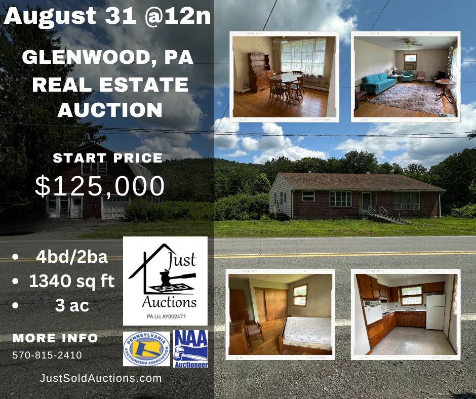 Just Sold Auctions | Real Estate Auction: Glenwood, PA (18428)