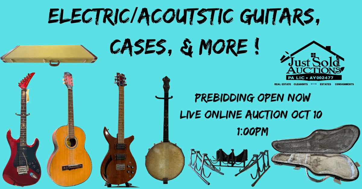 Just Sold Auctions | Small Estate Guitar and Banjo Auction