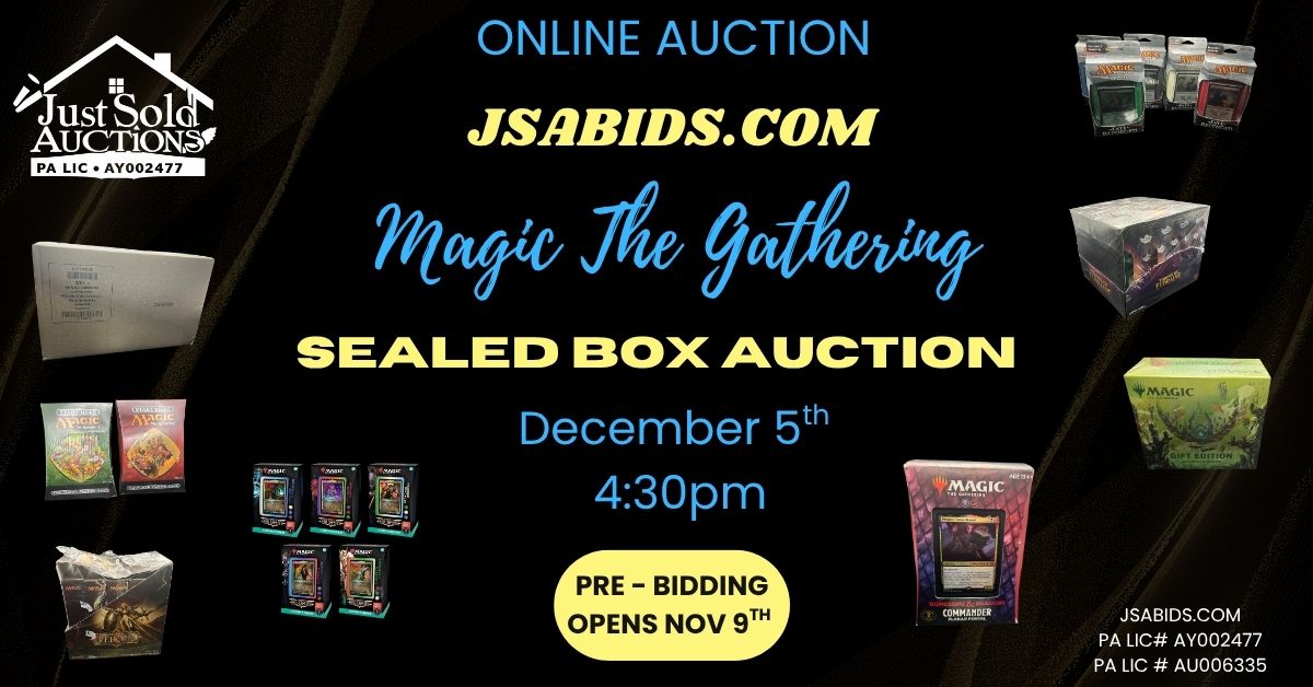 Just Sold Auctions | MTG Sealed Online Only Auction