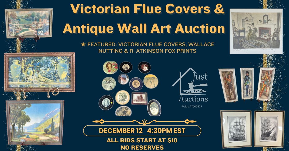 Just Sold Auctions | Victorian Flue Covers & Antique Wall Art