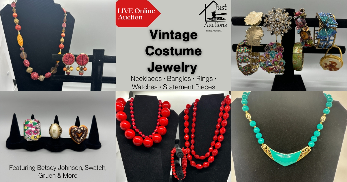 Just Sold Auctions | Sparkle & Style: Vintage Costume Jewelry Auction