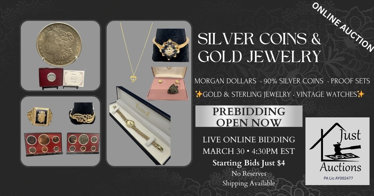 Just Sold Auctions | Silver Coin & Gold Jewelry Auction
