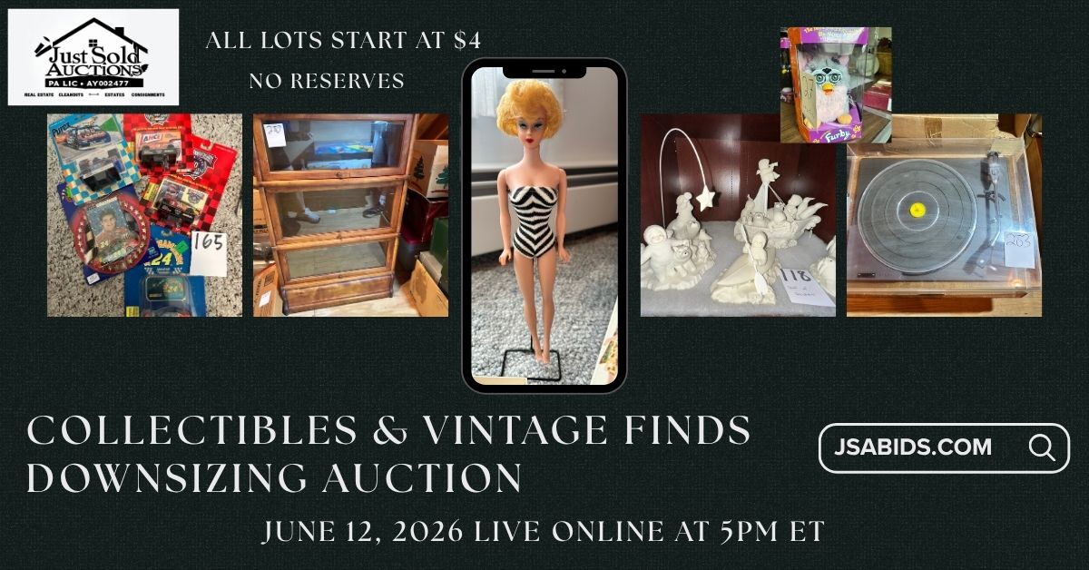 Just Sold Auctions | Boxed Collectibles, Dolls, Bears & NASCAR Downsizing Auction