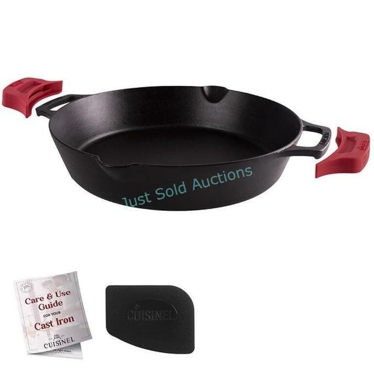 Lot 490: 12in Dual Handle Skillet