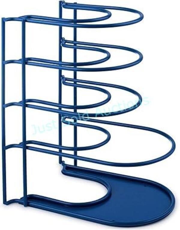 Lot 697: 12in Heavy Duty Pan Organizer Blue