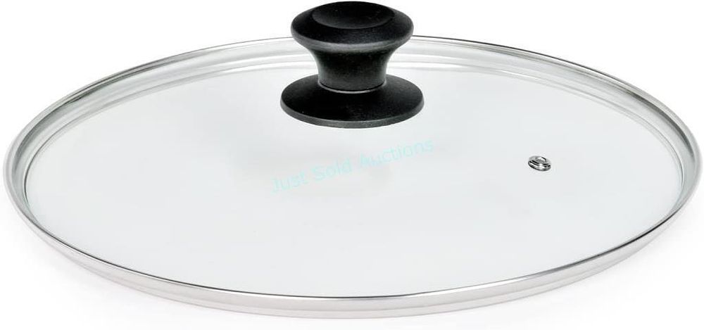 Lot 858: 10.5 in Tempered Glass Lid Round