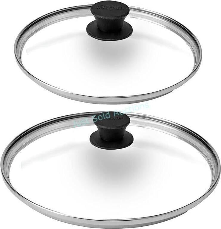 Lot 304: Cuisinel 10 Inch and 12 Inch Glass Lid Set