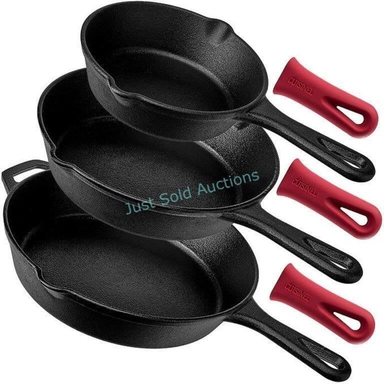 Lot 428: 6in, 8in, 10in Skillet Set (no lids)