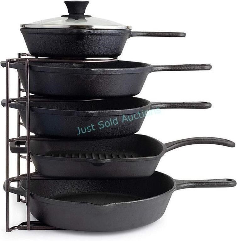 Lot 828: 12 in Pan Organizer Bronze