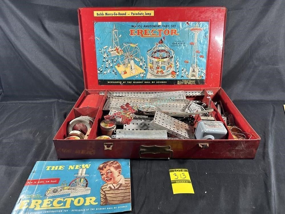 Lot 313: Erector set Amusement Park 1949