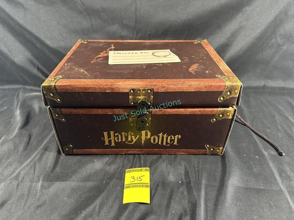 Lot 315: Harry Potter Boxed Set 1-7 in Cardboard Chest