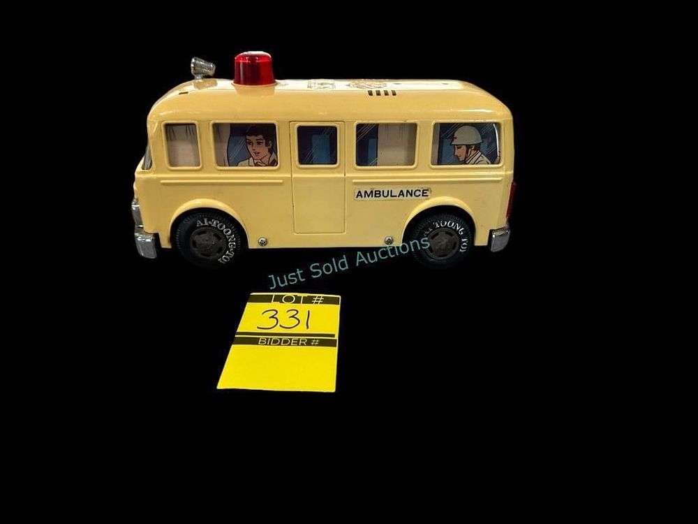 Lot 331: Battery Operated Ambulance AI Toong Toy Co
