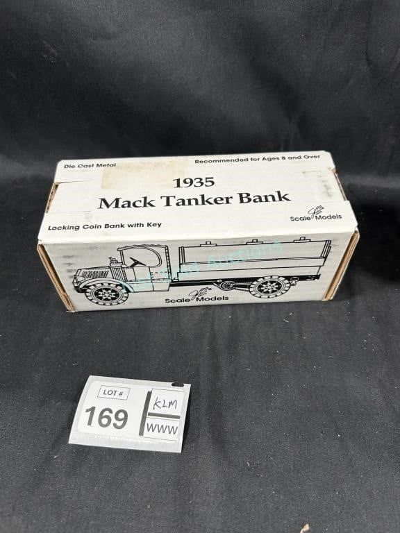 Lot 169: 1935 Mack tanker Bank NOS