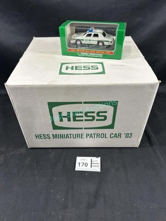 Lot 170: Case of 24 2003 Hess Minitures