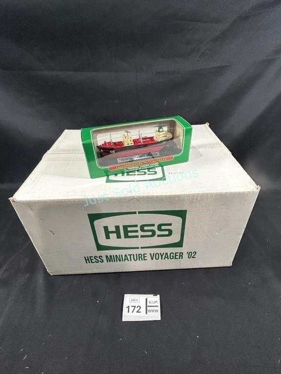 Lot 172: Case of 24 2002 Hess Minitures