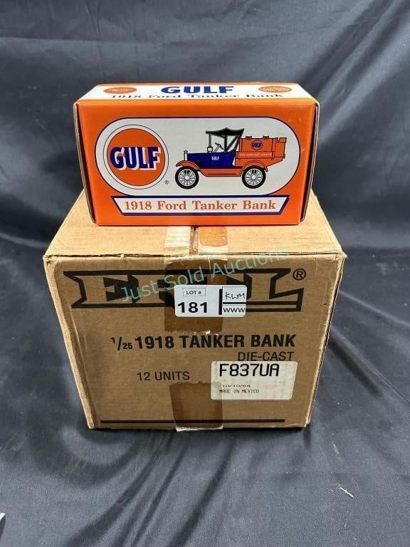 Lot 181: 12 Gulf 1918 Tanker Bank