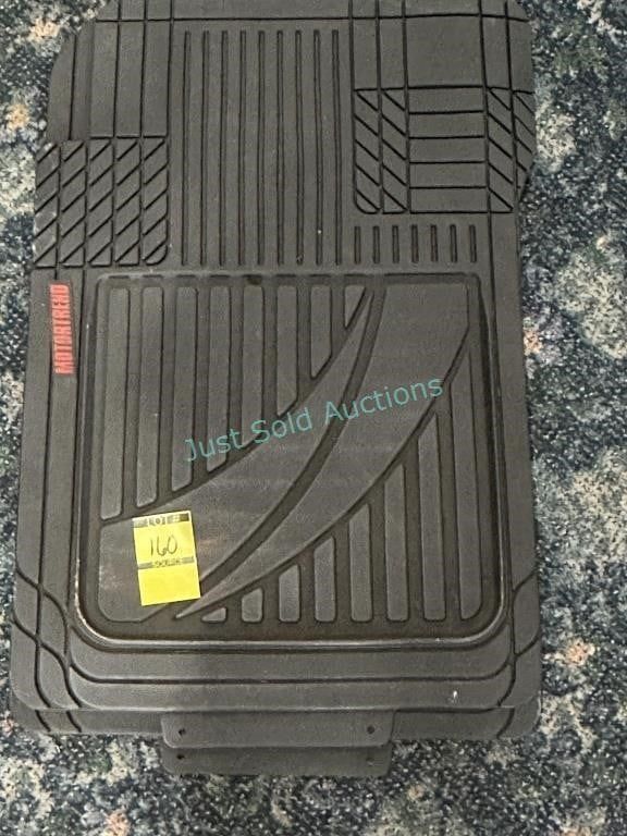 Lot 160: Mototrend Rubber Floor Mat Pair