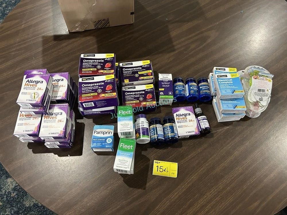 Lot 154: Medicine & Misc Lot of 45+