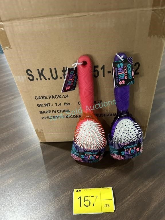 Lot 157: Lot of 24 Conair Brushes