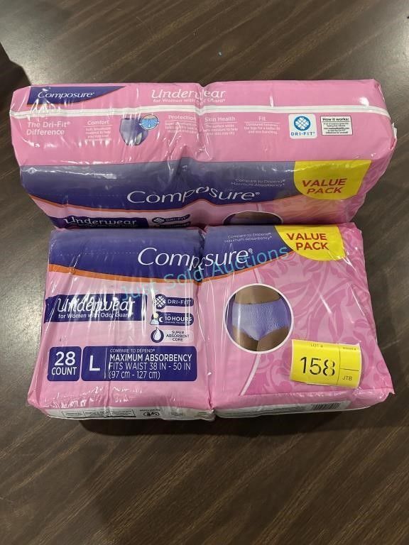 Lot 158: Lot of 2 Compsure Underwear