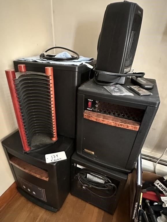 Lot 179: 5 Room heaters