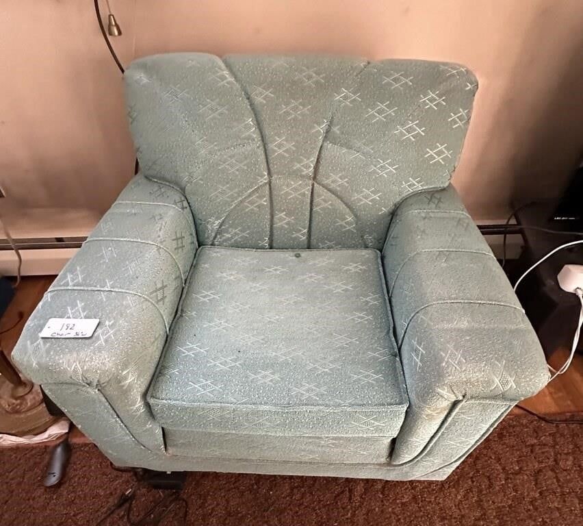Lot 182: 36" Wide Upholstered Chair