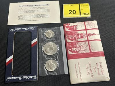 1976-S Bicentennial Silver Uncirculated Set