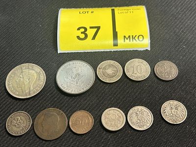 Forweign Coin Lot of 11